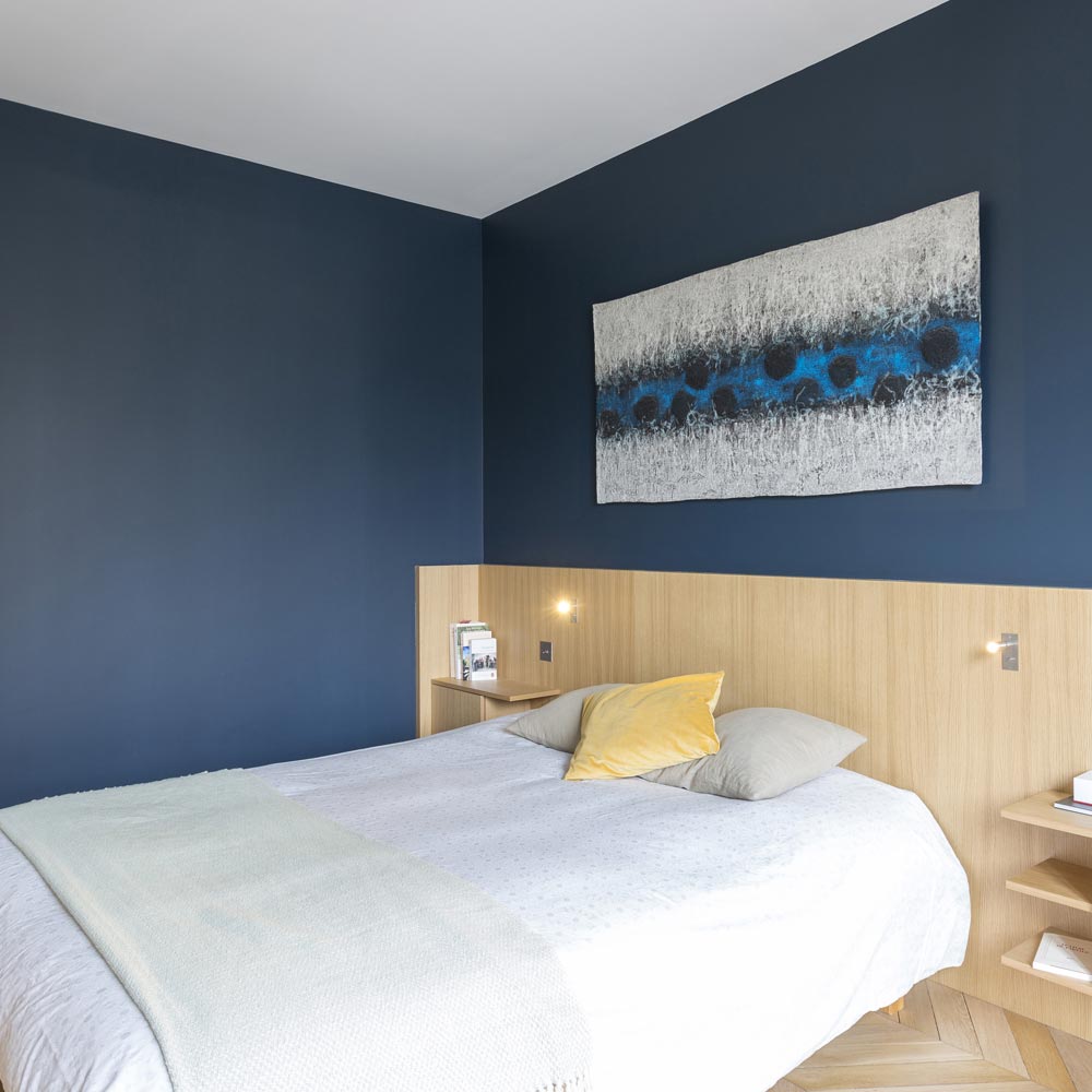 chambre-stiffkey blue tete de lit chene