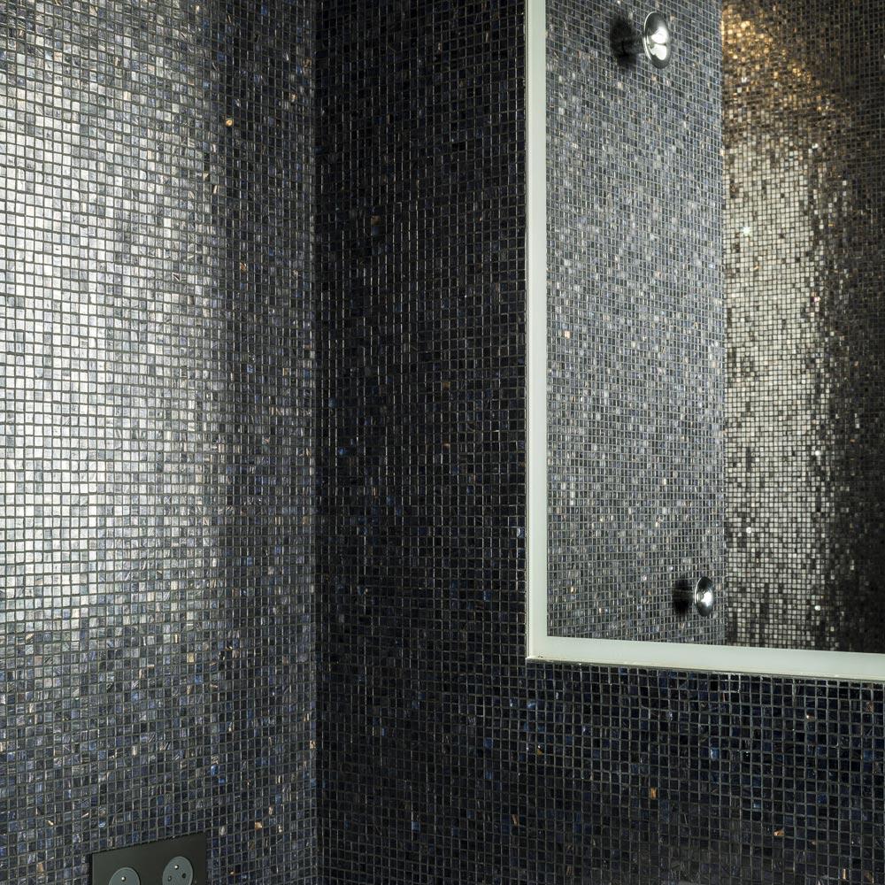 mosaique bisazza miroir patere