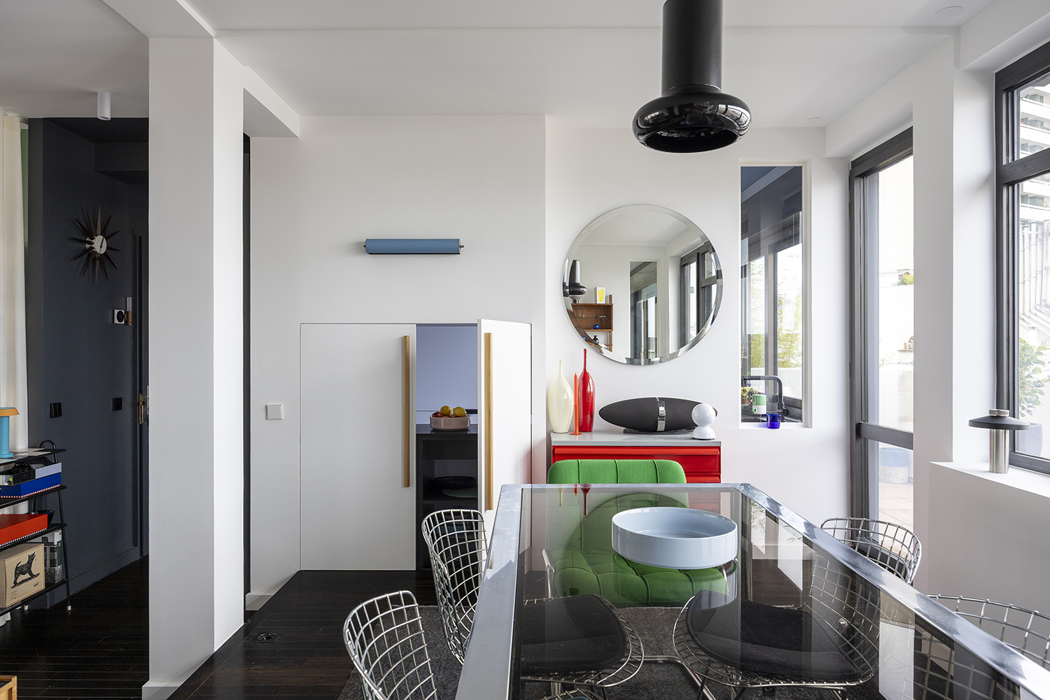 fenetre interieure perspective annees 50 couleurs zoning