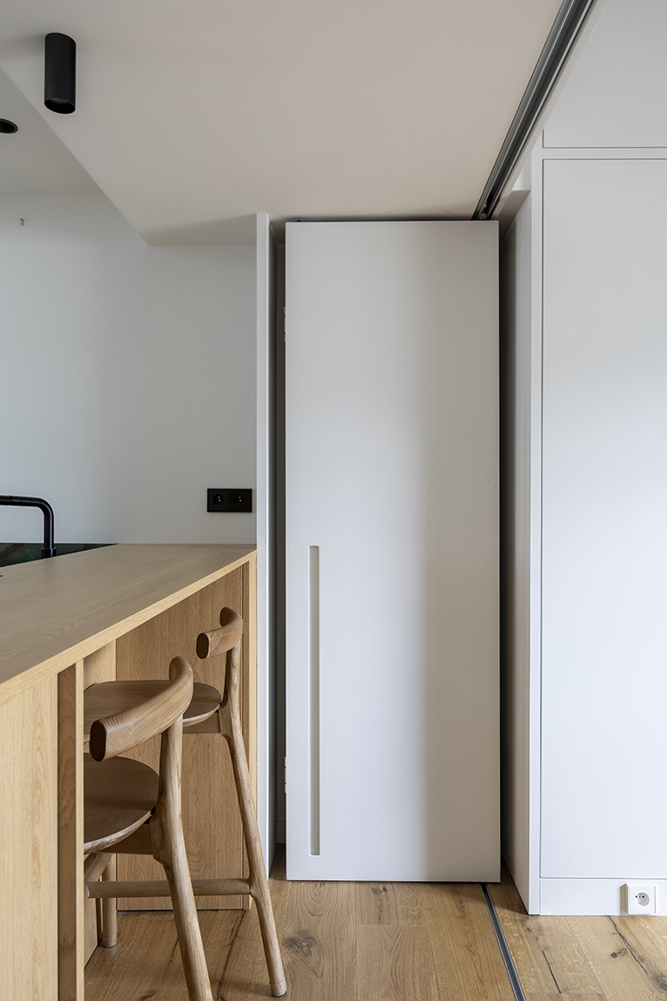 ilot bar cloison escamotable