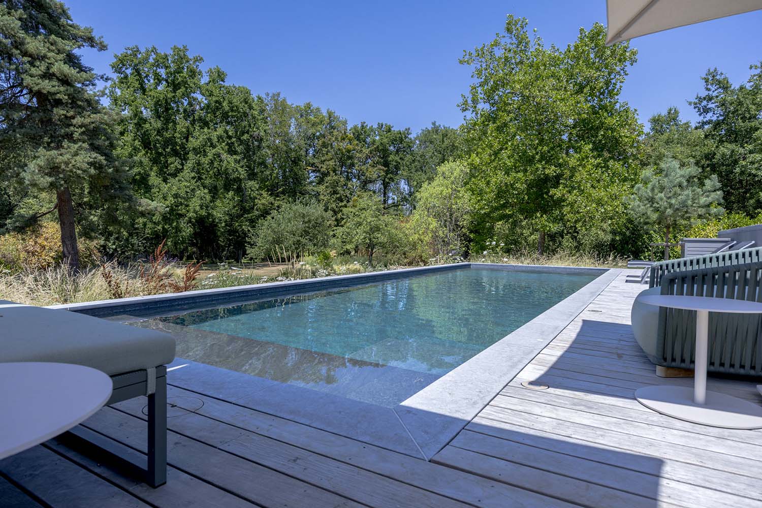 piscine hors sol bois pierre